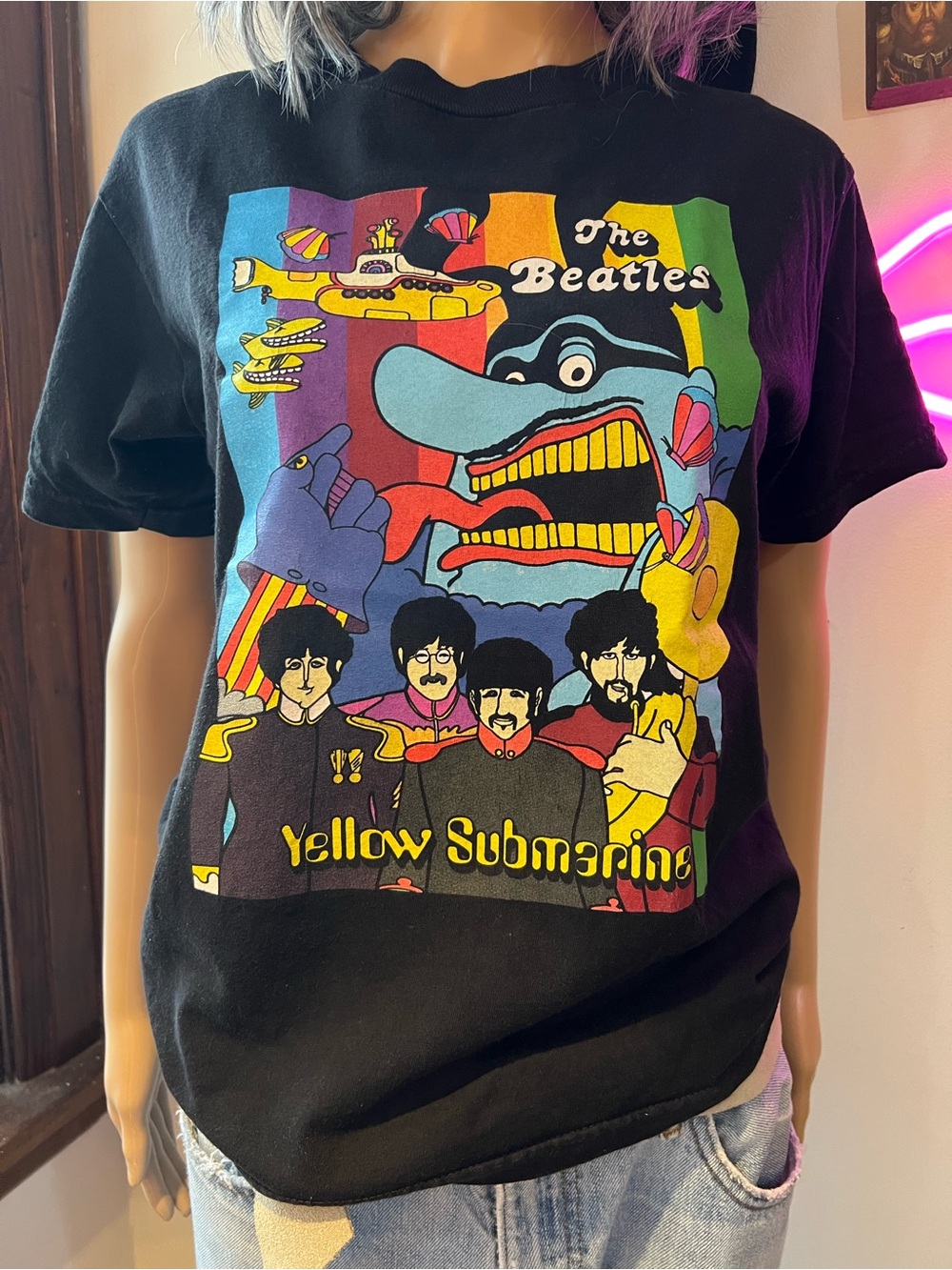 The Beatles Yellow Submarine Multicolor Graphic Tee